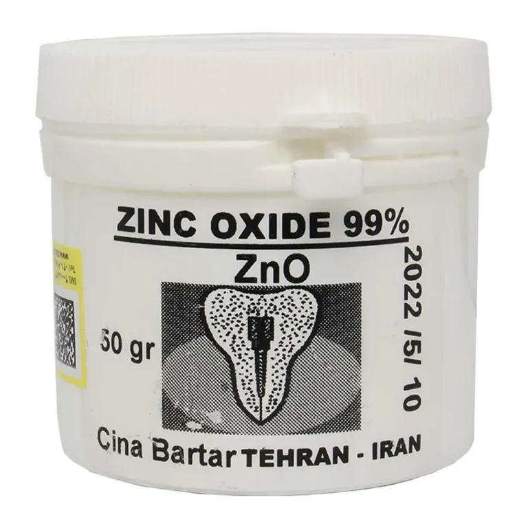 پودر زینک اکساید ۵۰ گرمی سینا