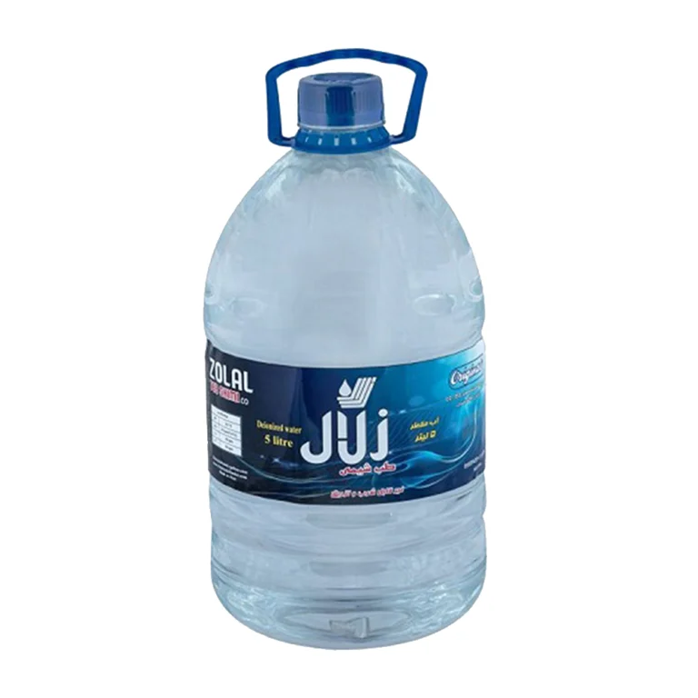 آب مقطر ۵ لیتری زلال طب شیمی